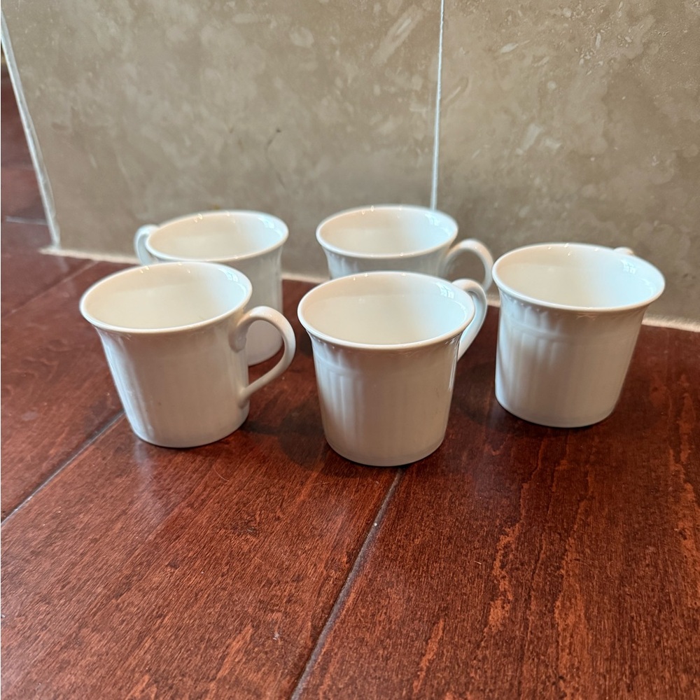 Villeroy & Boch Luxembourg Mocha Espresso Cup Premium Porcelain, White
